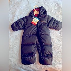 NWT 0-3 month Columbia snow suit